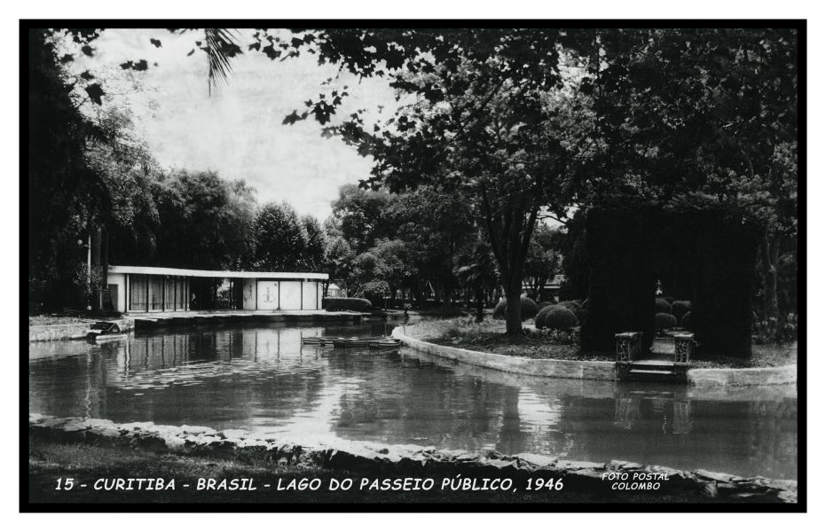 Passeio Público em 1946 (foto: Prefeitura de Curitiba)