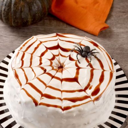 bolo fácil halloween bolo teia de aranha 2