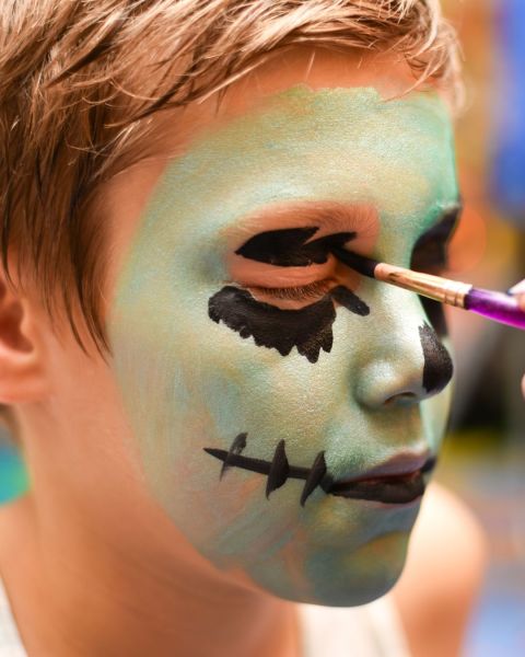 mercado municipal maquiagem halloween para crianças